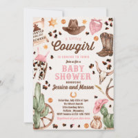 Cowgirl Wild West Rodeo Ranch Girl Baby Shower