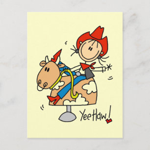 Cowgirl Yee Haw Tshirts and Gifts Postcard