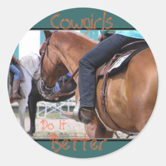 Cowgirls Do It Better Stickers