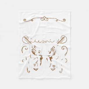 Cowgirls Don't Cry They Reload  Fleece Blanket