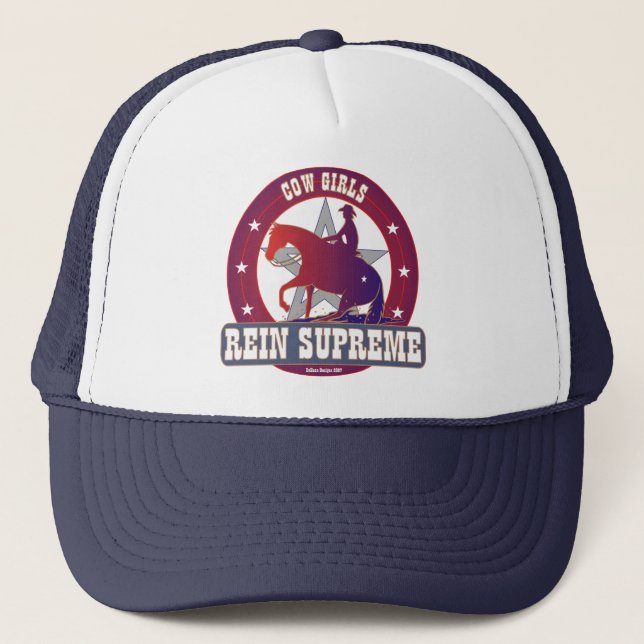 Cowgirls Rein Supreme Adjustable Hat (Front)