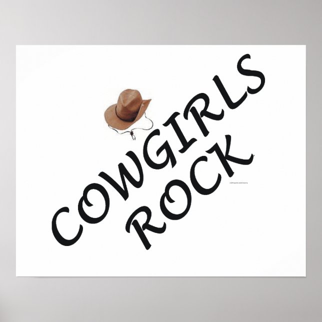 Cowgirls Rock Poster (Front)