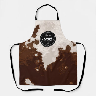 COWHIDE APRON
