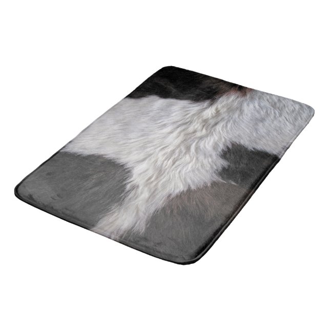Cowhide Bath Mat (Angled)