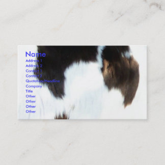 Cowhide Business Card