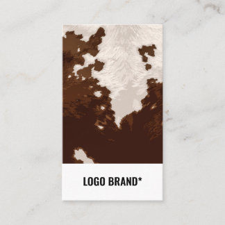 COWHIDE BUSINESS CARD