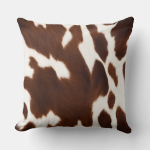 Cowhide Farmhouse Decor Cushion