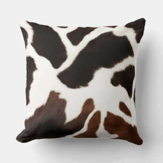 Cowhide Farmhouse Decor Cushion