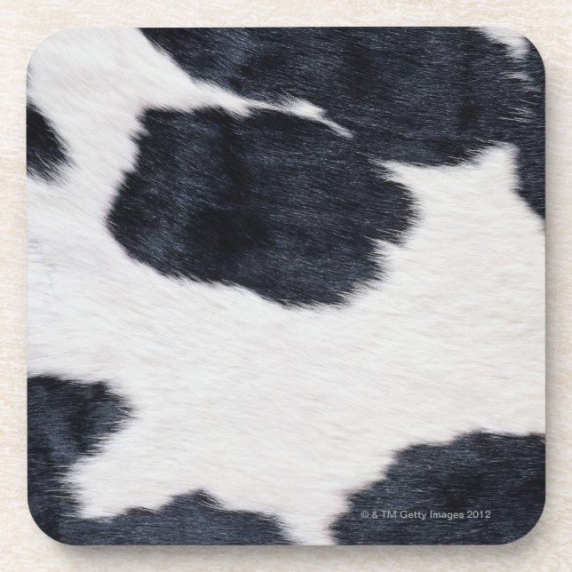 Cowhide Print Coaster (Front)