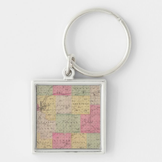 Cowley County,  Kansas Key Ring (Front)