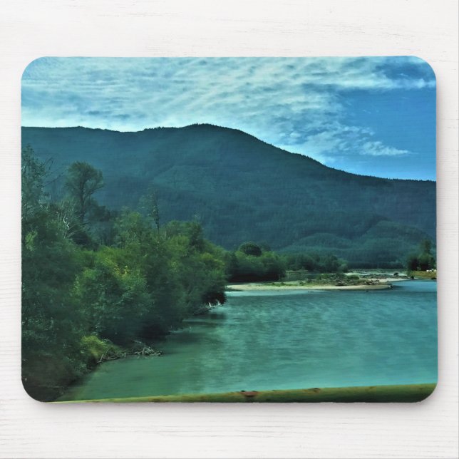 Cowlitz River, Randle, Washington Mouse Pad (Front)