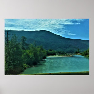 Cowlitz River, Randle, Washington Poster