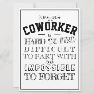 Coworker Appreciation Thank you Gift for him Card