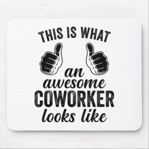 Coworker Birthday Employee Farewell Goodbye Going  Mouse Pad