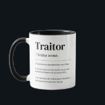 Coworker Farewell Mug<br><div class="desc">The “Traitor” design is a humourous and heartfelt way to express goodbye to a colleague leaving the team. It's an ideal send-off for those who will be missed,  commemorating their time together and expressing their appreciation.</div>