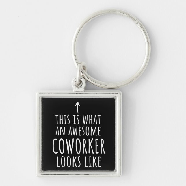 Coworker Gift, Coworker Mug, Awesome Coworker Key Ring (Front)