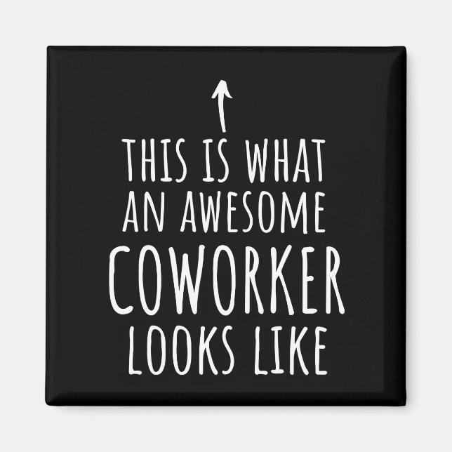 Coworker Gift, Coworker Mug, Awesome Coworker Magnet (Front)