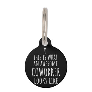 Coworker Gift, Coworker Mug, Awesome Coworker Pet Tag