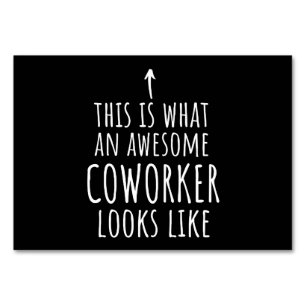 Coworker Gift, Coworker Mug, Awesome Coworker Table Number