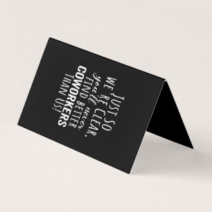 Coworker Goodbye Coworker Moving Leaving Gift Business Card