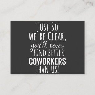 Coworker Goodbye   Coworker Moving   Leaving Gift Business Card