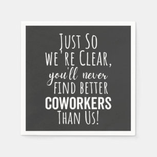 Coworker Goodbye   Coworker Moving   Leaving Gift Napkin
