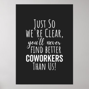 Coworker Goodbye Coworker Moving Leaving Gift Poster