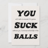 Coworker Leaving Card - Congrats New Job! Funny