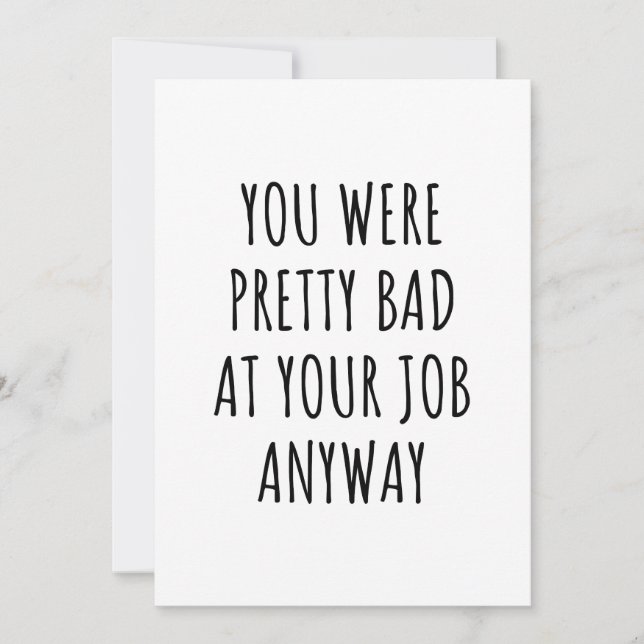 Coworker Leaving Card Going Away Card Coworker  (Front)