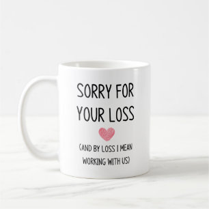 Coworker leaving coffee mug