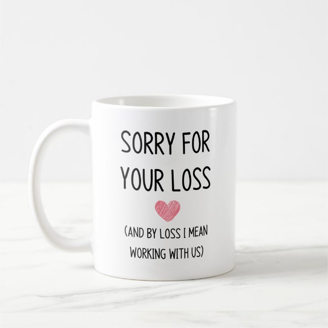 Coworker leaving coffee mug (Left)