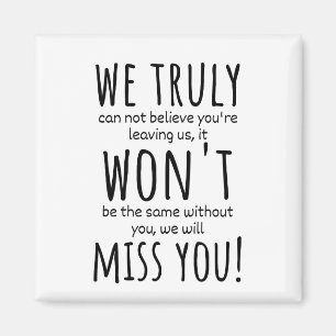 coworker leaving for women, coworker leaving magnet