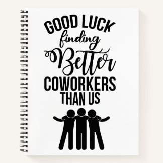 Coworker Leaving Gift, New job gift Notebook