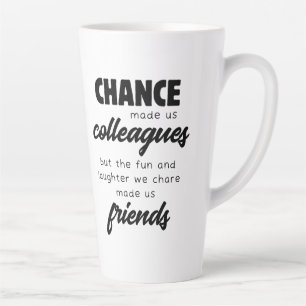 Coworker Leaving Gifts for Women Latte Mug