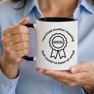 Coworker Modern Funny Personalised Coffee Mug