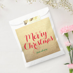 Coworker Office Staff Employee Christmas Santa  Favour Bag