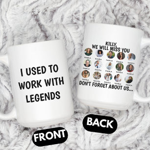 Coworker Retirement, 15 Coworker Photos Coffee Mug