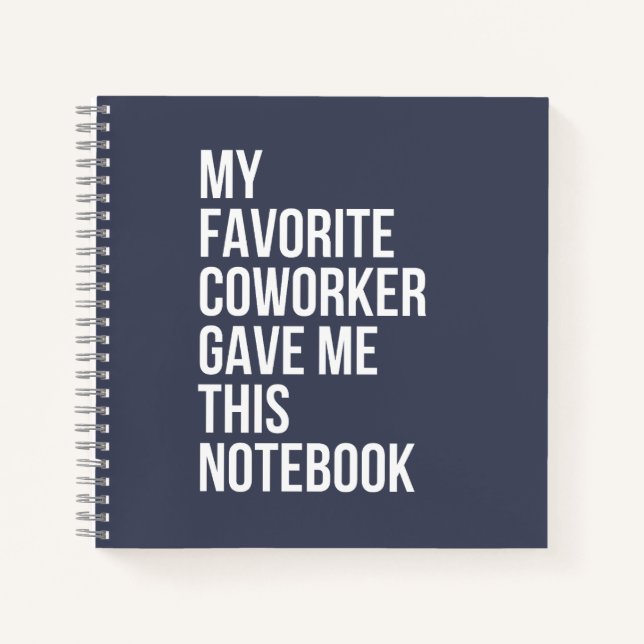 coworker Spiral Notebook (Front)