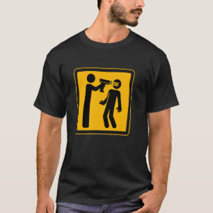 Coworker Swagazon Associate Scanning Face Safety S T-Shirt