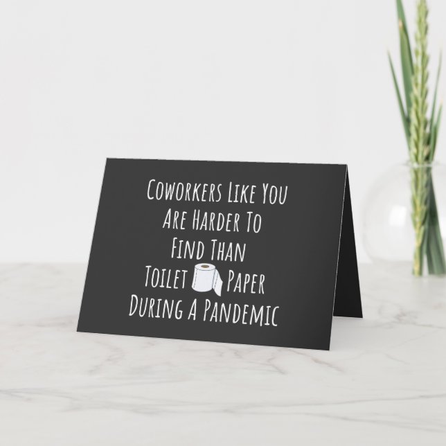 Coworkers Like You Are Harder To Find Holiday Card (Front)