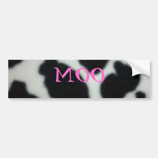 CowPattern, MOO Bumper Sticker