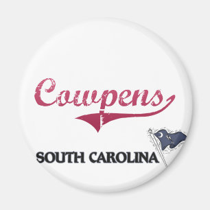 Cowpens South Carolina City Classic Magnet