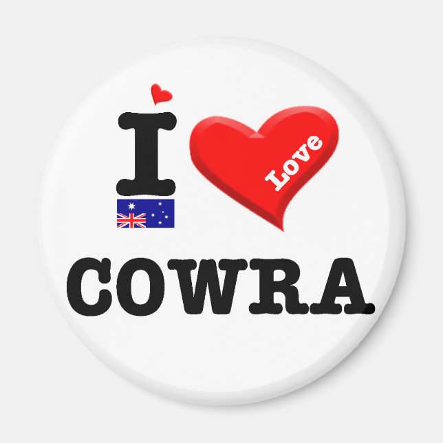 COWRA - I Love Magnet (Front)
