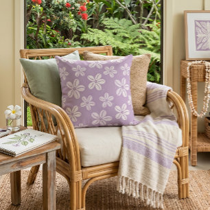 Cowrie Shell Flower Pattern Cushion