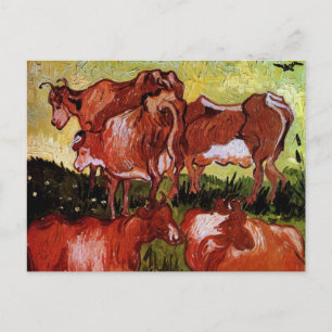 Cows after Jordaens Vincent van Gogh Postcard