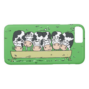 Cows and Catle in a Farmer's Field iPhone 8/7 Case