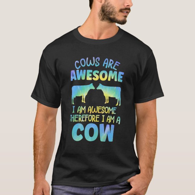 Cows are Awesome Farmer Cows Lover for Women & Kid T-Shirt (Front)