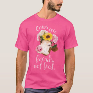 Cows are Friends, Not Food - Colour Shirt