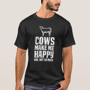Cows  Farmer Farming  Animals T-Shirt