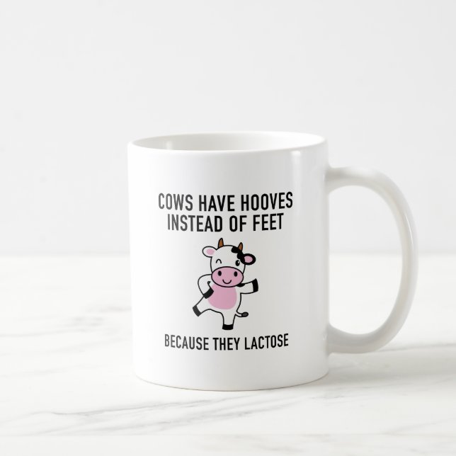 Cows Have Hooves Coffee Mug (Right)